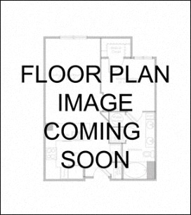 Floor plan for 1 bed, 1 bath, 942 sqft